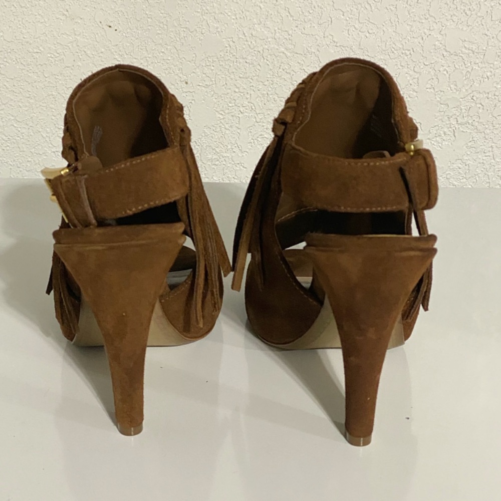 Michael Kors Suede Fringe Booties - Picture 5 of 7